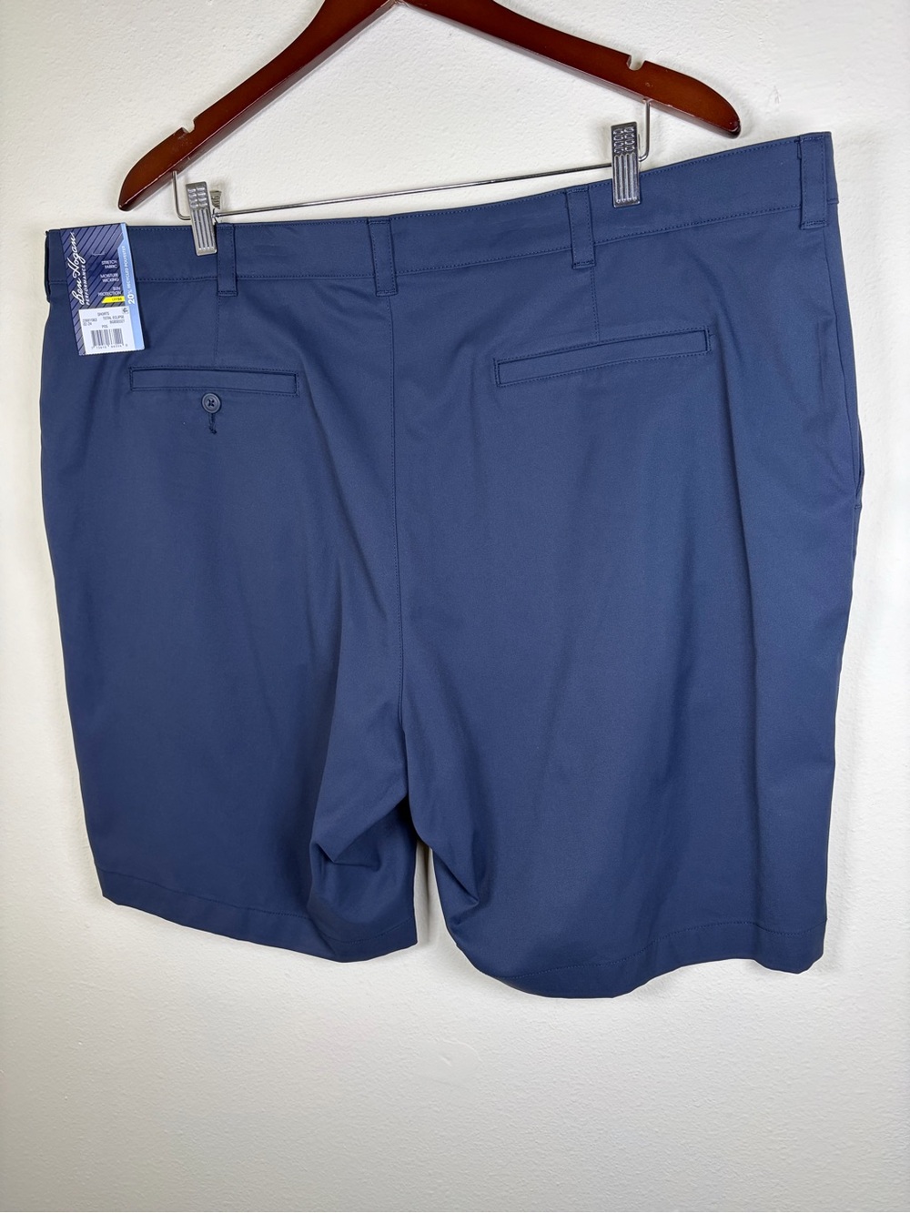 NWT Ben Hogan Performance Golf Shorts Men’s 46 Blue Stretch Moisture Wicking - Picture 2 of 5